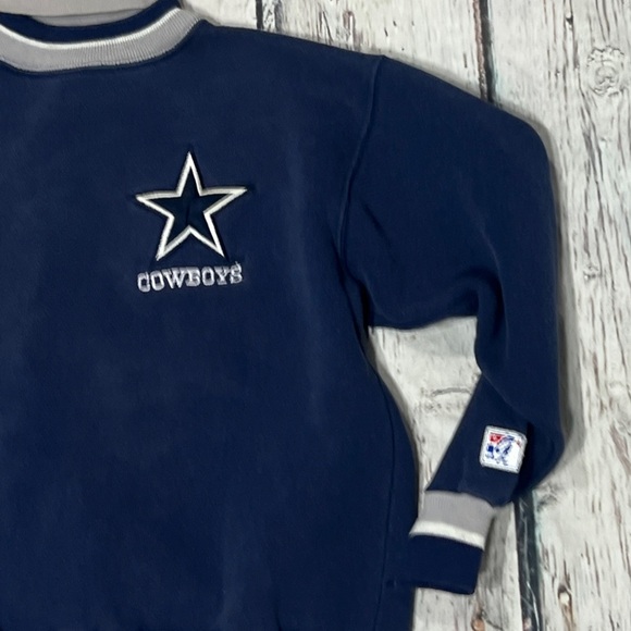 Dallas Cowboys VTG 1990s NFL Football The Game Sweatshirt Kids Youth Boys - Picture 2 of 5